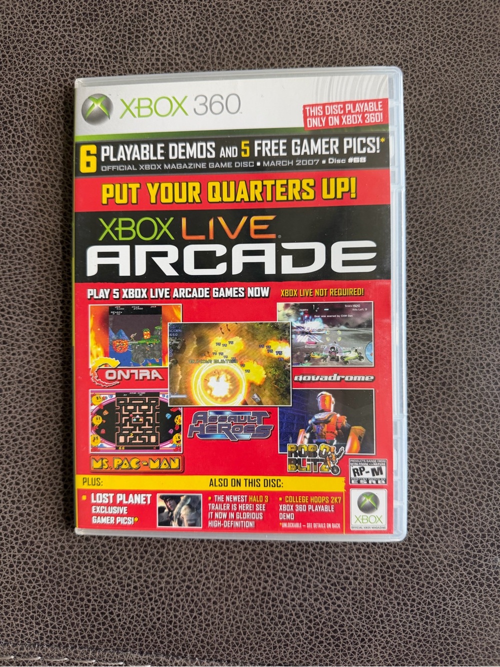 Official Xbox Magazine Demo Disc #68 – Xbox 360 – Xbox Live Arcade / Contra